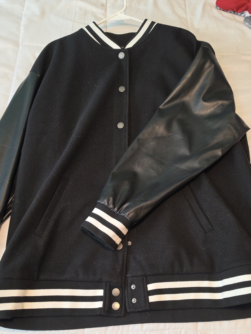 torrid Black Jacket with Ribbed Collar